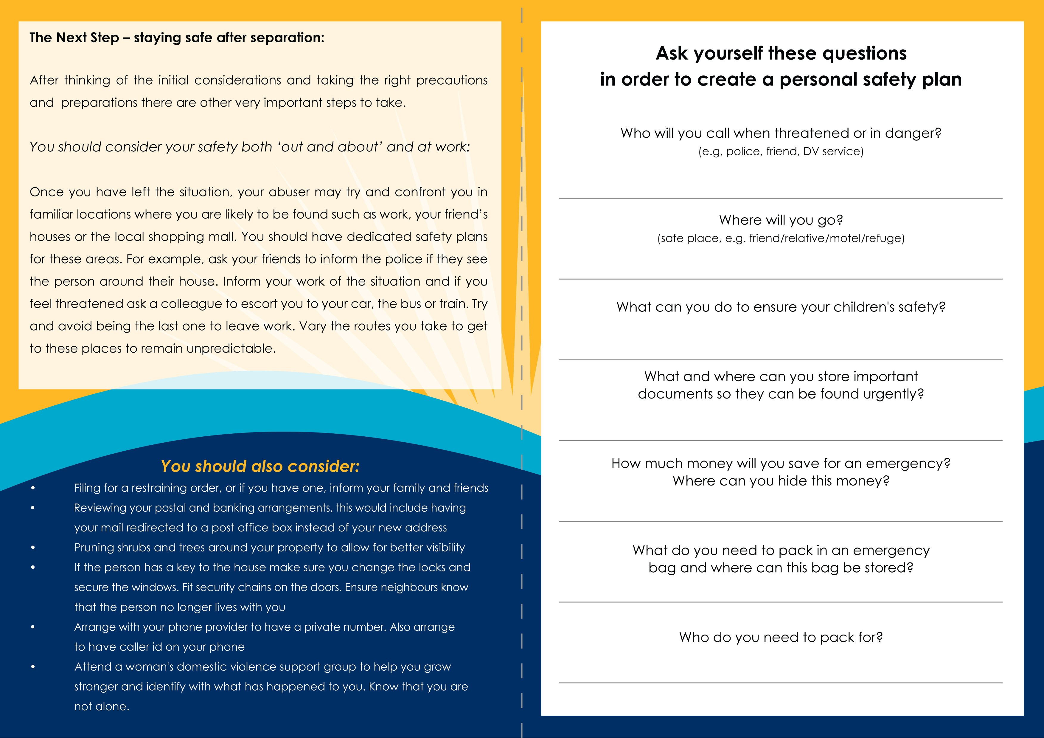 Printables Domestic Violence Safety Plan Worksheet midlas domestic violence safety plan pg 2