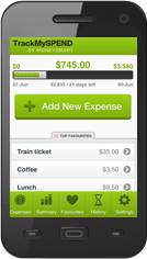 Track My Spend Mobile App